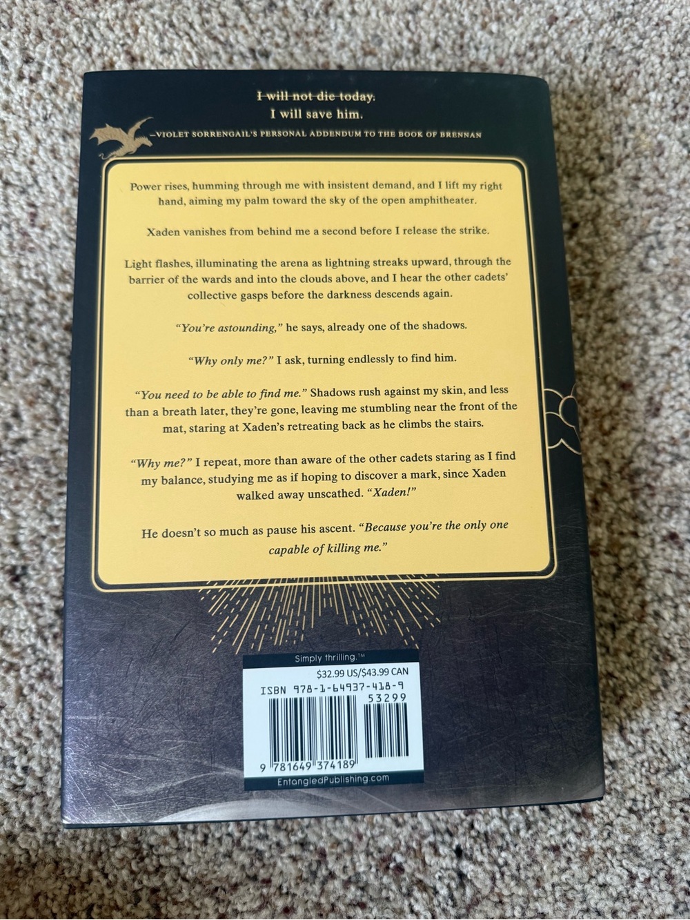 Signed copy of Onyx storm by Rebecca Yarros - Picture 3 of 7